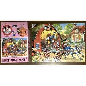 Walt Disney's Mickey Mouse Club On the Farm Jigsaw Puzzle 100 pcs • Jaymar 139